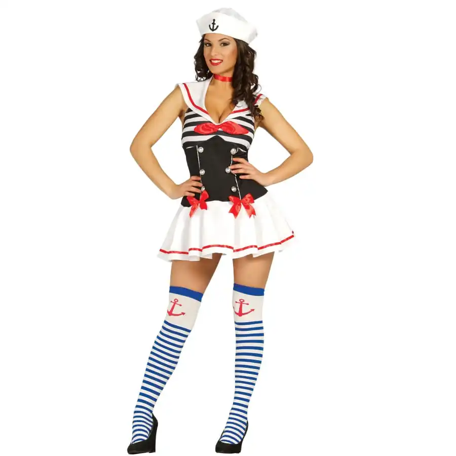 Déguisement Robe Courte De Femme Marin 1 Déguisement Robe Courte De Femme Marin