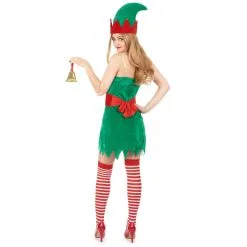 Déguisement Robe Courte De Lutin De Noël -Camouflage Soldes Boutique Deguisement robe courte de lutin de noel 14345