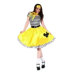 Déguisement Robe Jaune Style Années 50 -Camouflage Soldes Boutique Deguisement robe jaune style annees 50 27139