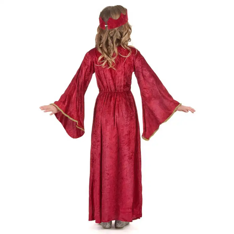 Déguisement Robe Médiévale Rose Pour Fille 3 Déguisement Robe Médiévale Rose Pour Fille – Image 3