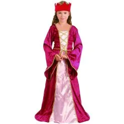 Déguisement Robe Médiévale Rose Pour Fille 7 Déguisement Robe Médiévale Rose Pour Fille -Camouflage Soldes Boutique Deguisement robe medievale rose pour fille 3