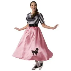 Déguisement Robe Rose Années 50 -Camouflage Soldes Boutique Deguisement robe rose annees 50 17474