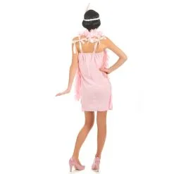 Déguisement Robe Rose Charleston à Franges 7 Déguisement Robe Rose Charleston à Franges -Camouflage Soldes Boutique Deguisement robe rose charleston a franges 16093