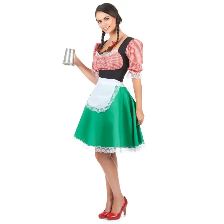 Déguisement Robe Verte De Bavaroise 2 Déguisement Robe Verte De Bavaroise – Image 2