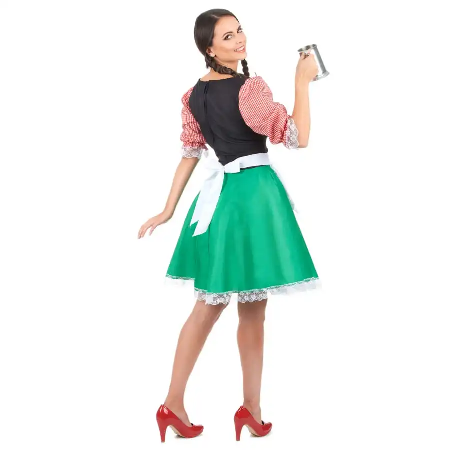 Déguisement Robe Verte De Bavaroise 3 Déguisement Robe Verte De Bavaroise – Image 3