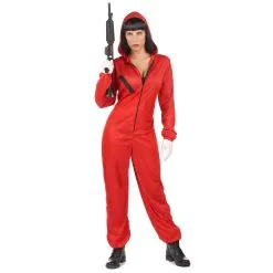 Déguisement Rouge De Braqueur Pour Adulte. -Camouflage Soldes Boutique Deguisement rouge de braqueur pour adulte 49941