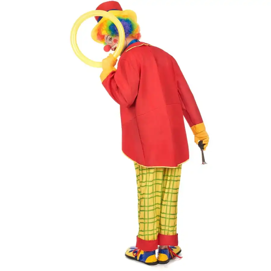 Déguisement Rouge Et Jaune De Clown 3 Déguisement Rouge Et Jaune De Clown – Image 3