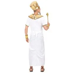 Déguisement Tunique De Pharaon Blanche Et Dorée -Camouflage Soldes Boutique Deguisement tunique de pharaon blanche et doree 12280