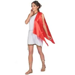 Déguisement Tunique Romaine Blanche, Cape Rouge 8 Déguisement Tunique Romaine Blanche, Cape Rouge -Camouflage Soldes Boutique Deguisement tunique romaine blanche cape rouge 12256