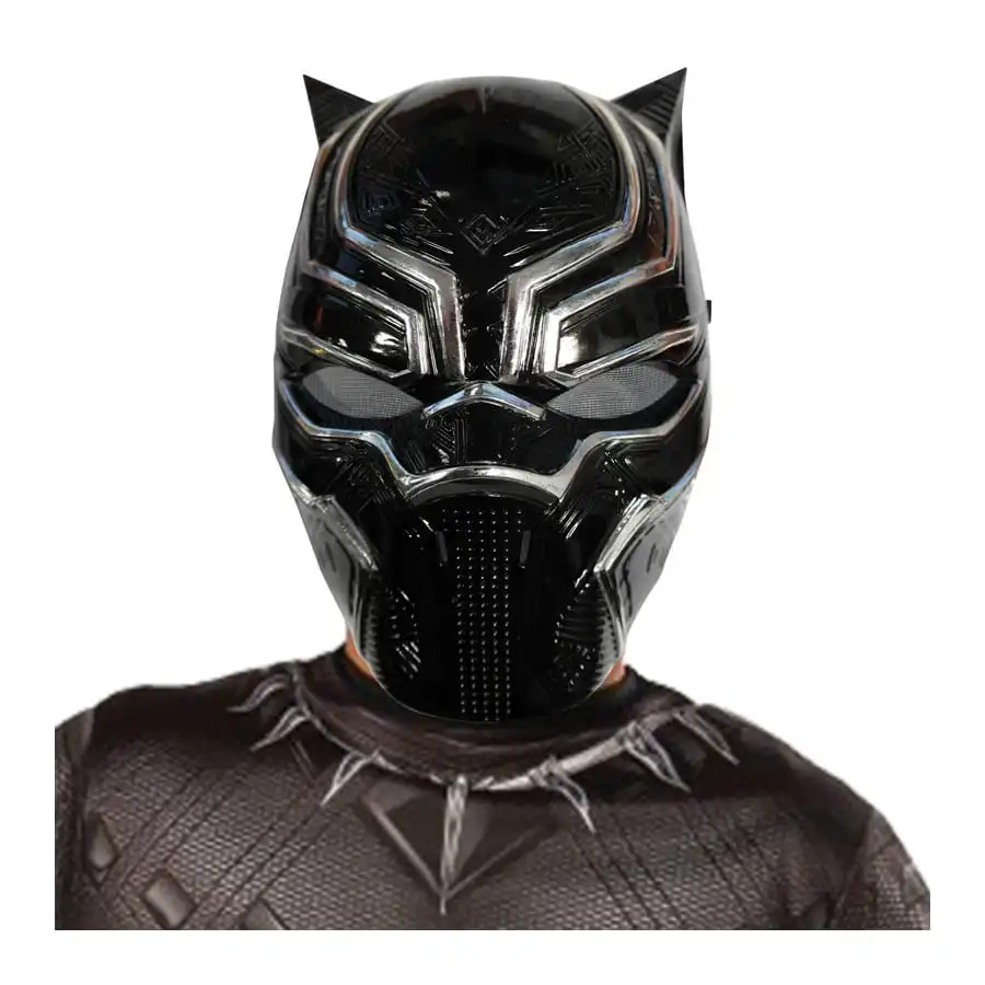 Demi Masque Black Panther Pour Enfant 1 Demi Masque Black Panther Pour Enfant