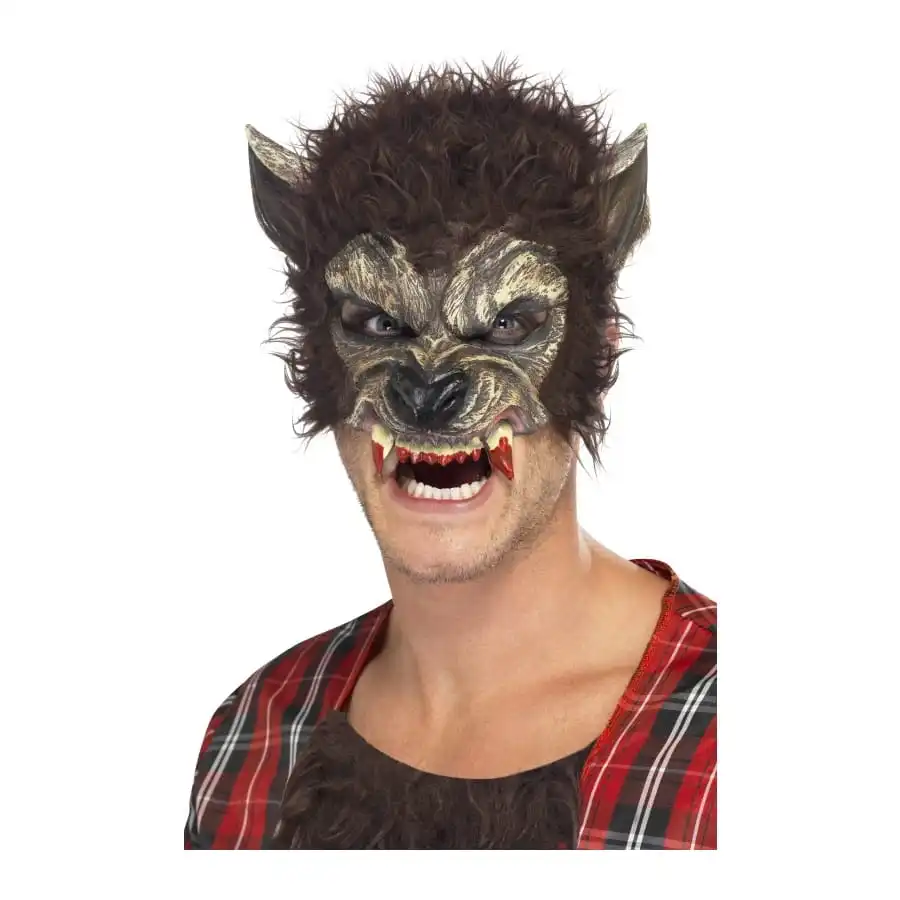 Demi-tête Loup Garou 1 Demi-tête Loup Garou