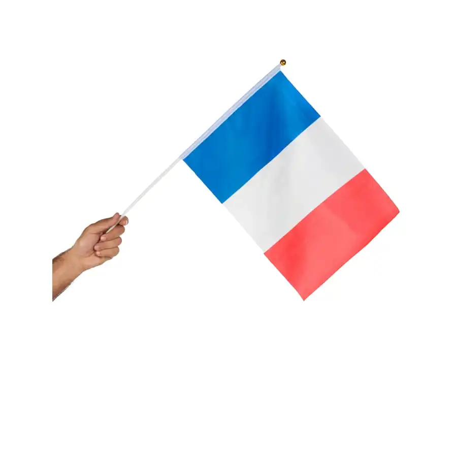 Drapeau France De Supporter, 30x46 Cm 2 Drapeau France De Supporter, 30x46 Cm – Image 2