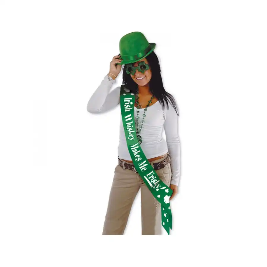 Écharpe Irish Wiskey Makes Me Frisky 1 Écharpe Irish Wiskey Makes Me Frisky