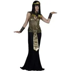 Elegant Costume Noir Et Doré De Reine Egyptienne 9 Elegant Costume Noir Et Doré De Reine Egyptienne -Camouflage Soldes Boutique Elegant costume noir et dore de reine egyptienne 24034