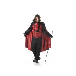 Elegante Tenue De Vampire Avec Cape Pour Homme