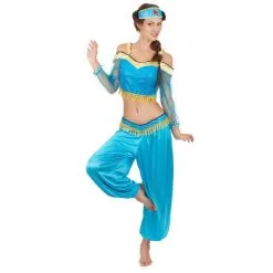Ensemble Bleu De Danseuse Orientale