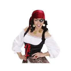 Ensemble Bloucles D'oreilles Et Collier De Pirate