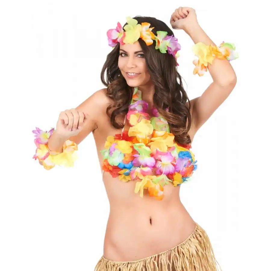 Ensemble Hawaïen Multicolore 2 Ensemble Hawaïen Multicolore – Image 2