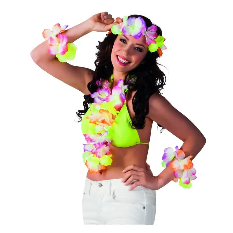 Ensemble Hawaïen Multicolore 1 Ensemble Hawaïen Multicolore