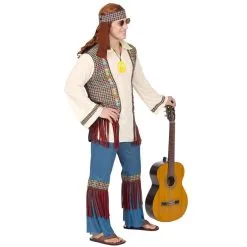 Ensemble Hippie Avec Gilet Pour Homme Adulte -Camouflage Soldes Boutique Ensemble hippie avec gilet pour homme adulte 61224