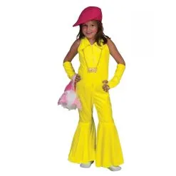 Ensemble Jaune Fluo Disco Pour Enfant