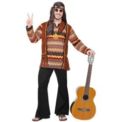 Ensemble Marron Noir De Hippie Pour Homme