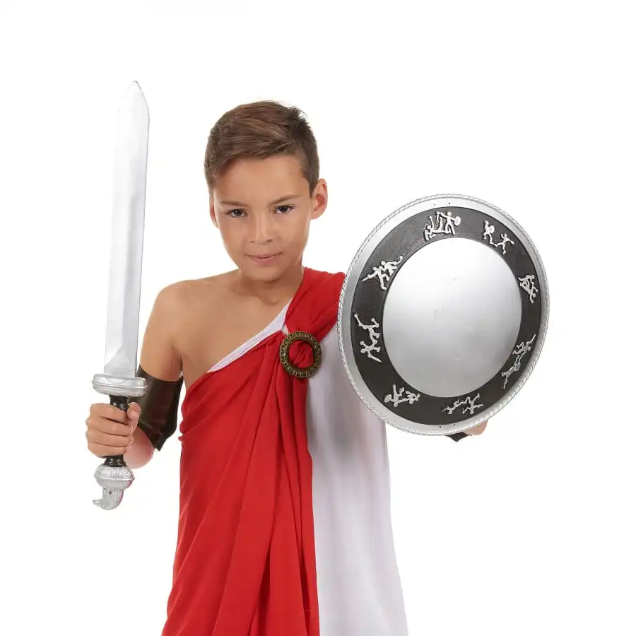 Epée Et Bouclier De Gladiateur Pour Enfant 2 Epée Et Bouclier De Gladiateur Pour Enfant – Image 2