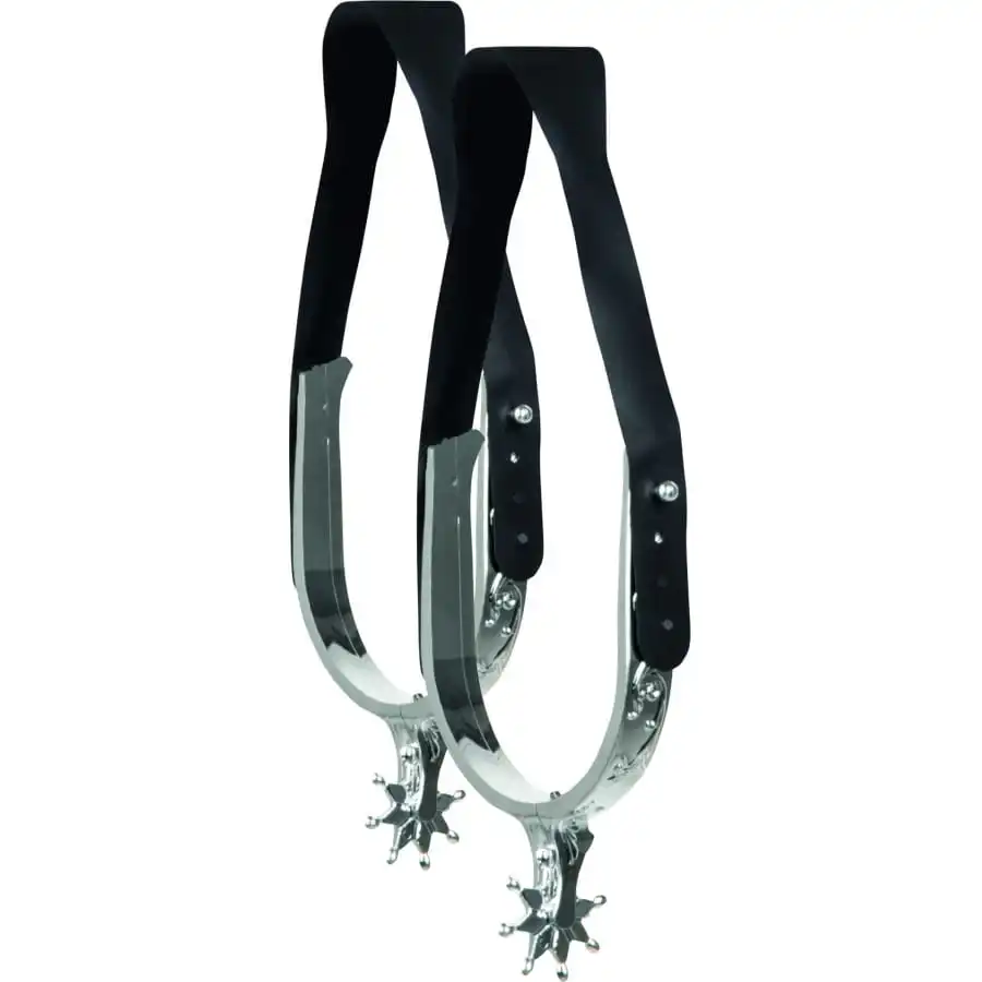 Éperons Argentés De Cowboy, En Plastique 2 Éperons Argentés De Cowboy, En Plastique – Image 2