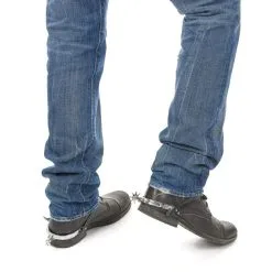 Éperons Argentés De Cowboy, En Plastique