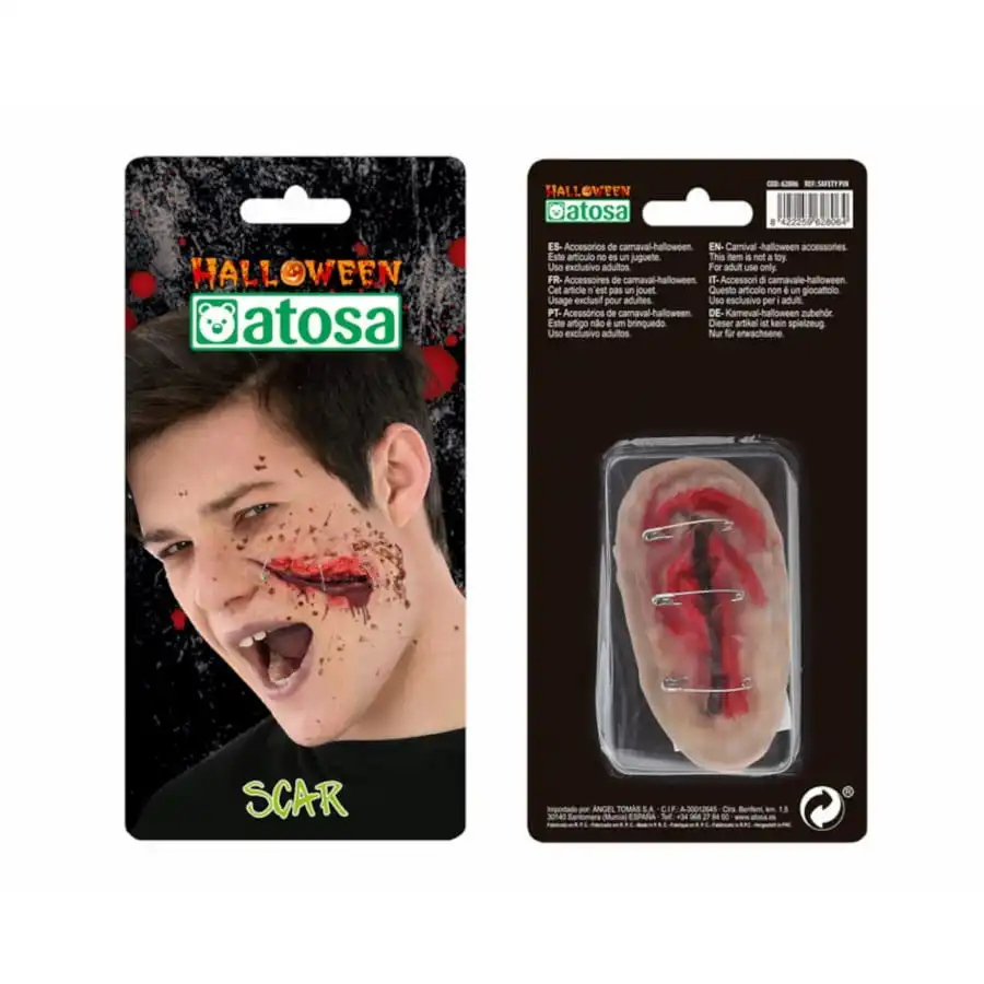 Fausse Plaie Recousue Avec Des épingles 2 Fausse Plaie Recousue Avec Des épingles – Image 2