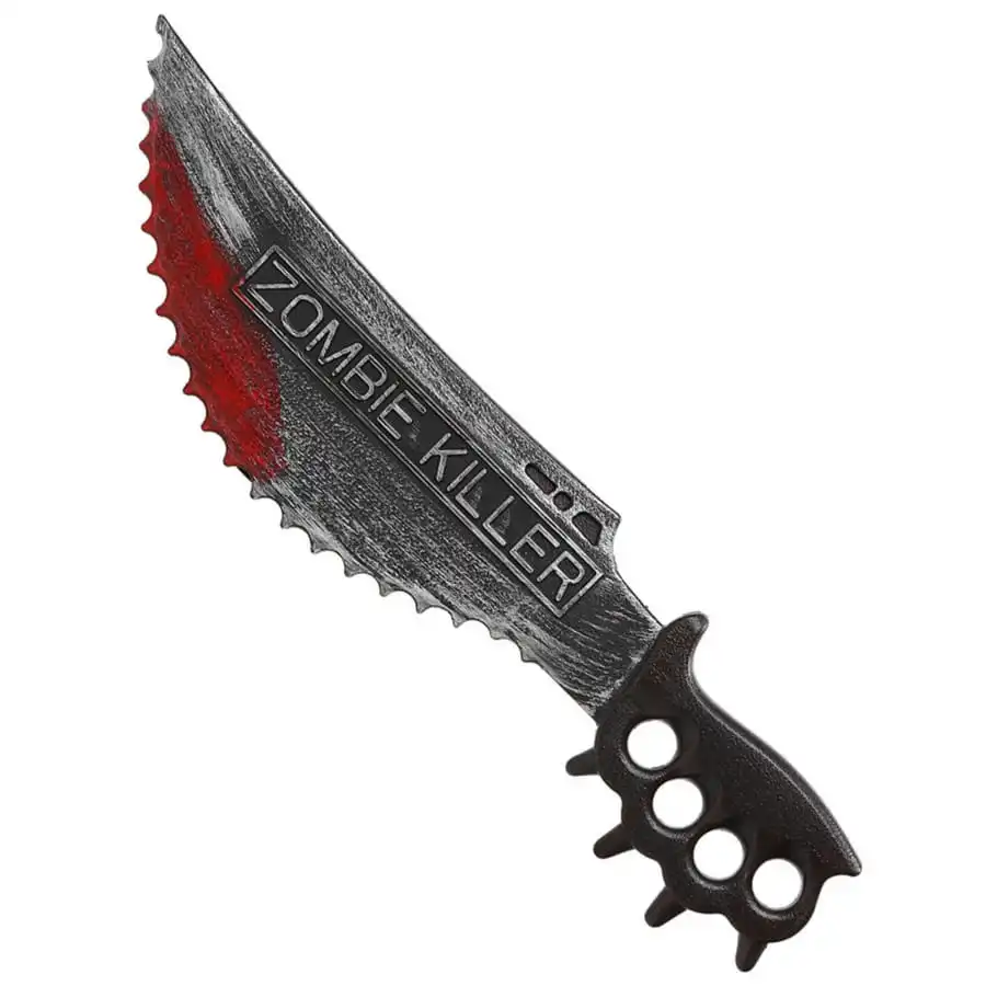 Faux Couteau Zombie Killer De 51cm 1 Faux Couteau Zombie Killer De 51cm