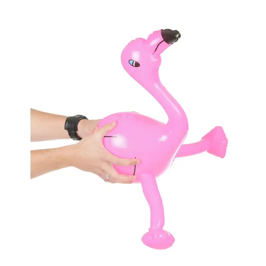 Flamant Rose Gonflable De 60 Cm 2 Flamant Rose Gonflable De 60 Cm – Image 2