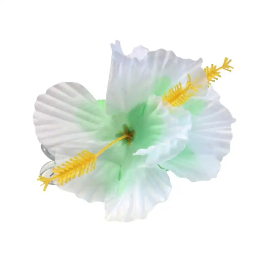 Fleur Blanche Style Hawai Sur Barrette à Cheveux 2 Fleur Blanche Style Hawai Sur Barrette à Cheveux – Image 2