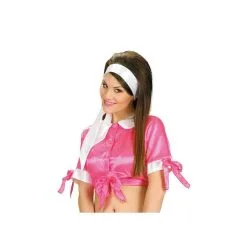 Foulard Bandeau En Satin Blanc Uni