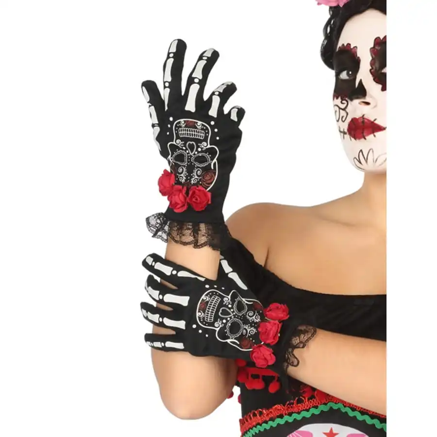 Gants De Lady Calavera Pour Femme 1 Gants De Lady Calavera Pour Femme