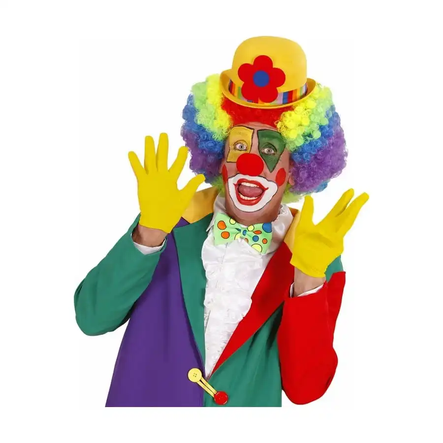 Gants Jaunes En Polyester De Qualité Supérieure 2 Gants Jaunes En Polyester De Qualité Supérieure – Image 2