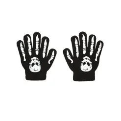 Gants Os Imprimé Crâne Taille Enfant