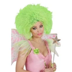 Grosse Perruque Verte Fluo Pour Adulte