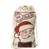 Hotte De Noël Toile De Jute Imprimée Du Père Noel