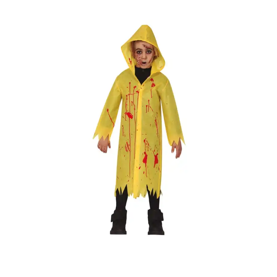 Imperméable Jaune Tâché De Sang, Pour Enfant 1 Imperméable Jaune Tâché De Sang, Pour Enfant