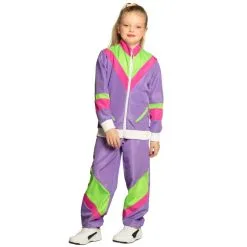 Jogging Années 80 Violet Pour Enfant -Camouflage Soldes Boutique Jogging annees 80 violet pour enfant 64917