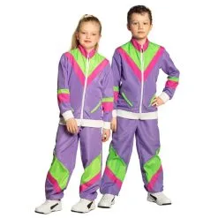 Jogging Années 80 Violet Pour Enfant -Camouflage Soldes Boutique Jogging annees 80 violet pour enfant 64919