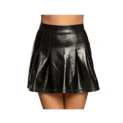 Jupe Noire Métallisée