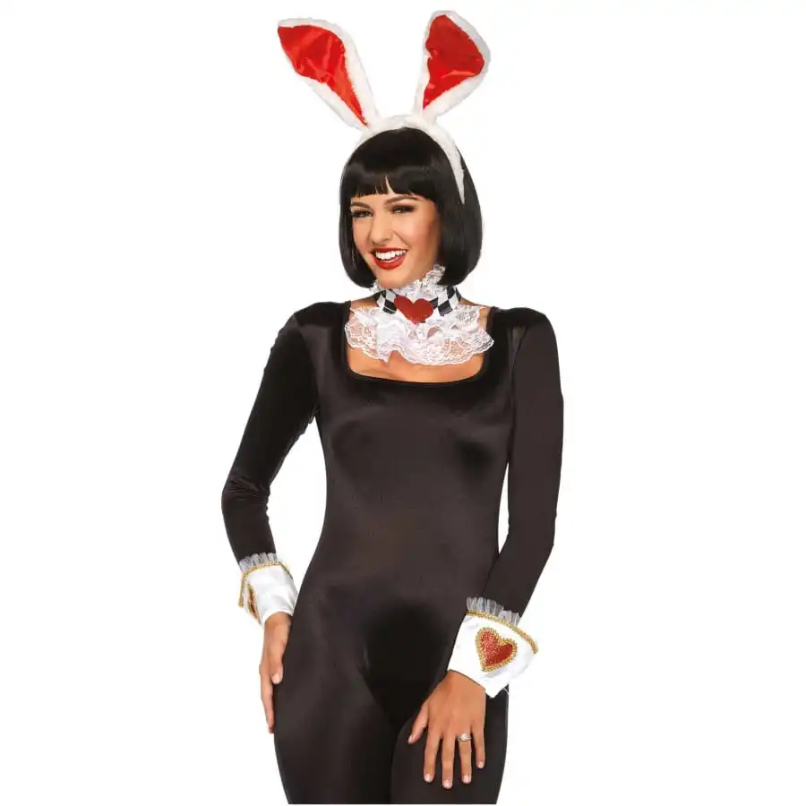 Kit De Lapin Blanc Rouge Pour Femme 1 Kit De Lapin Blanc Rouge Pour Femme