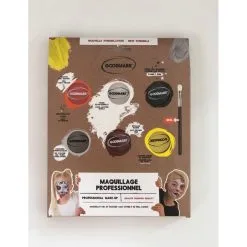 Kit De Maquillage à L'eau Thème Animal, 6 Couleurs