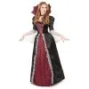 Large Robe De Vampiresse Baroque Avec Grand Col
