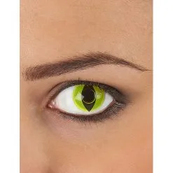 Costume D'écolière Loup Garou Pour Femme 7 Costume D'écolière Loup Garou Pour Femme -Camouflage Soldes Boutique Lentilles vertes pupille de reptile