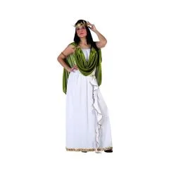 Long Déguisement Blanc De Déesse, Toge Verte -Camouflage Soldes Boutique Long deguisement blanc de deesse toge verte 16746