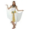 Long Déguisement D'égyptienne Blanc Et Doré