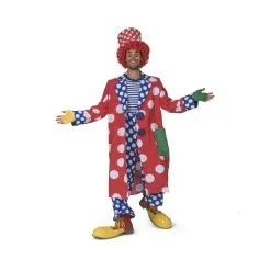 Long Manteau De Clown à Pois Pour Adulte